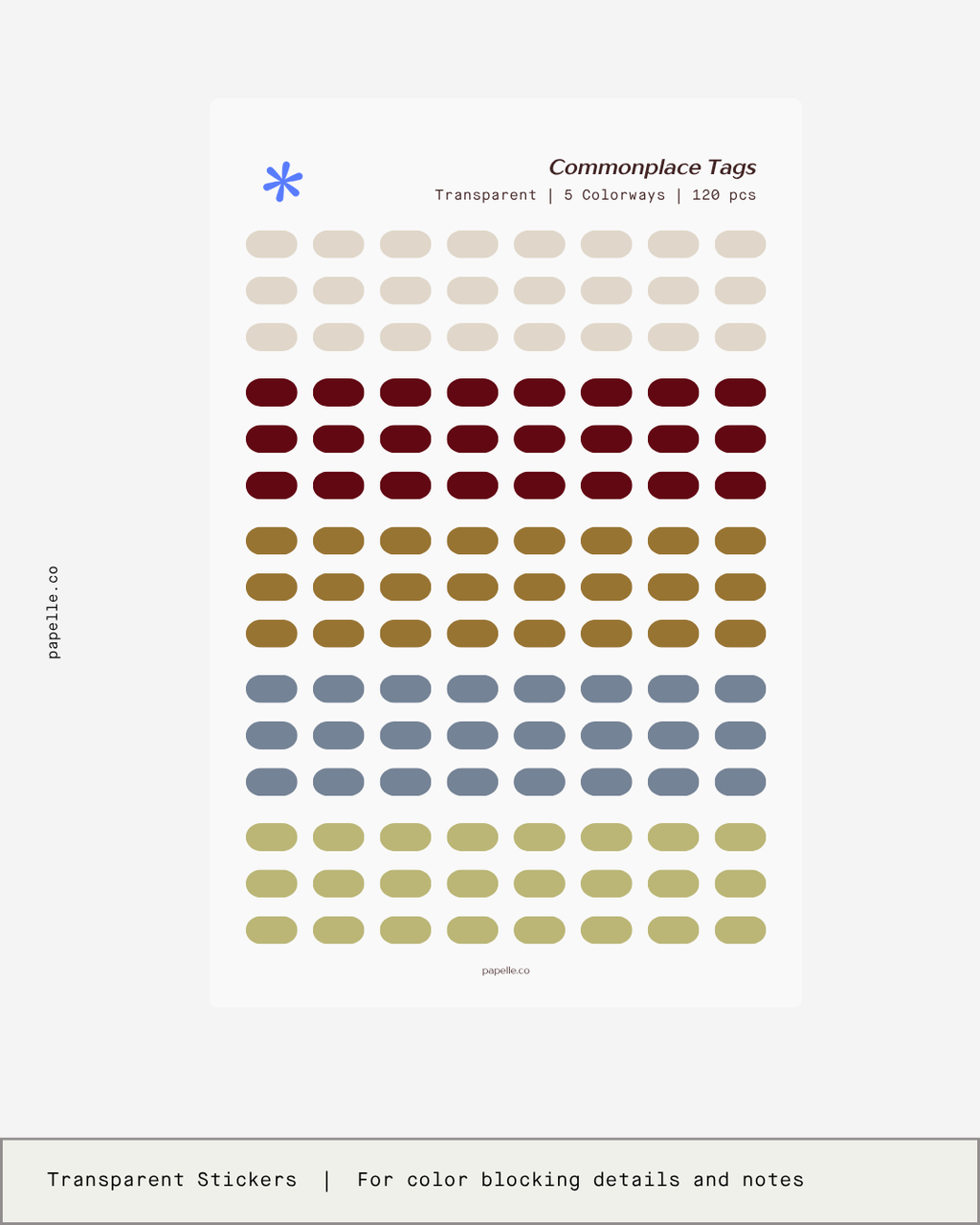 Commonplace Stickers